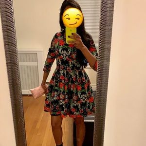 ASOS rose tapestry dress